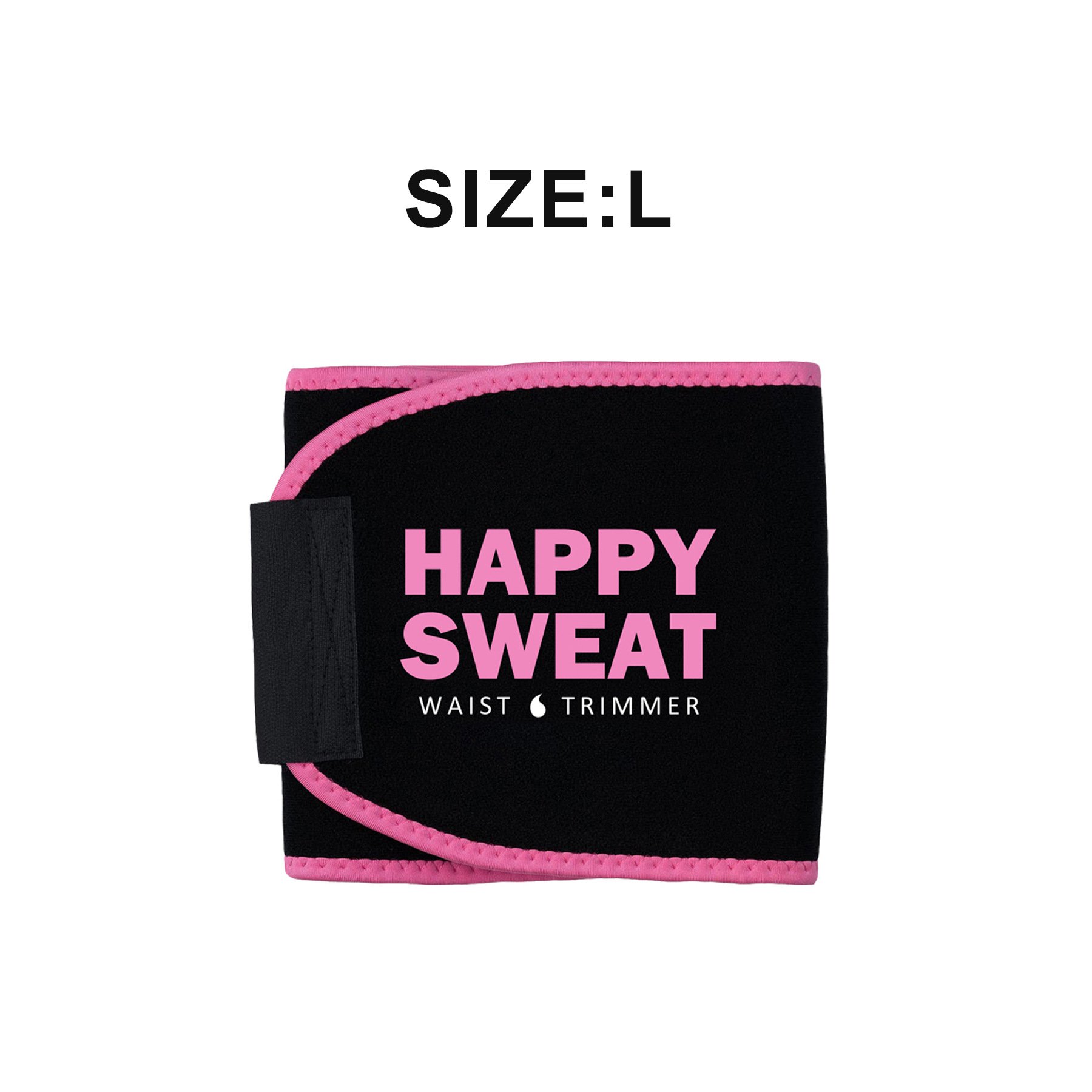 Pink Premium Seamless Waist Trimmer and Body Shaper (L Size) - Postpartum