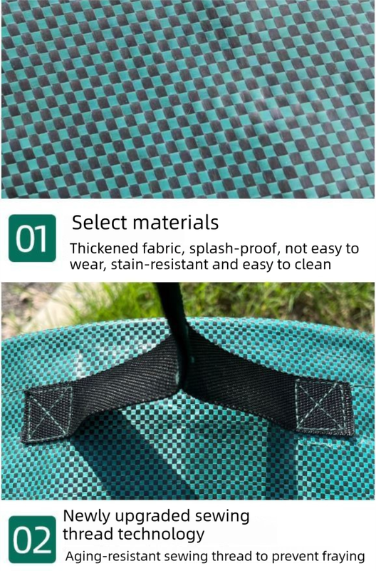 53 Gallon Self-StandingGarden Dustpan Bag with Dual Handles - Heavy-Duty view 3