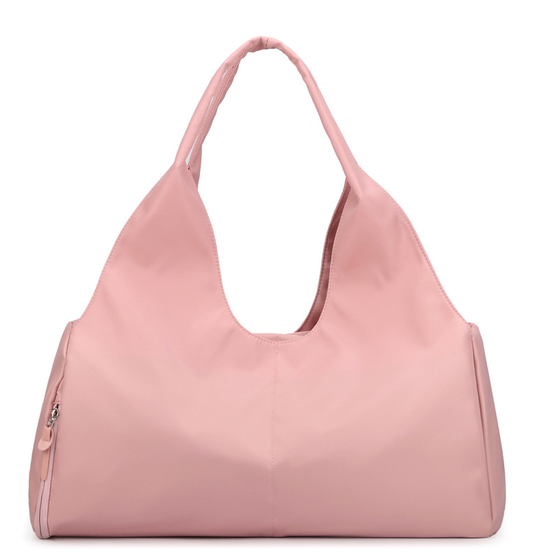Pink Large Capacity Travel Duffel Bag - Lightweight Sports Gym Bag with Dry