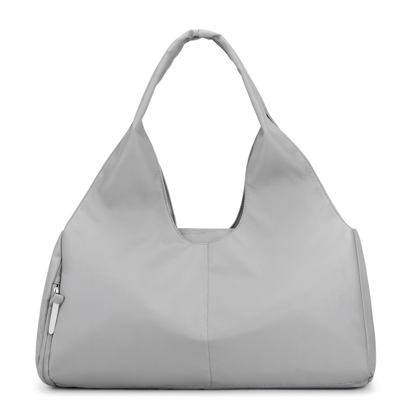 Grey Large Capacity Travel Duffel Bag - Lightweight Sports Gym Bag with Dry