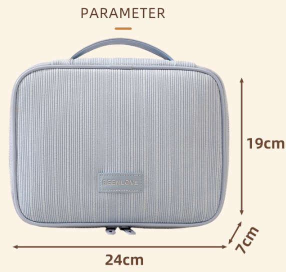 Pink Professional Large Capacity Travel Makeup Bag - Multifunctional Cosmetic view 2