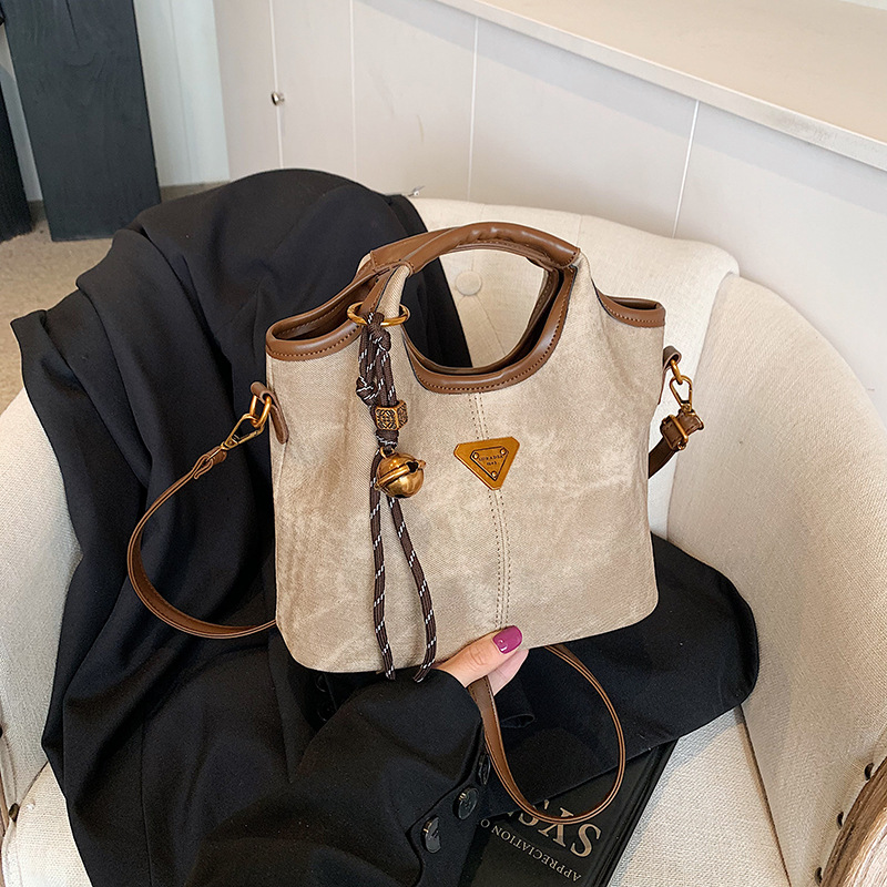 Brown Vintage Soft PU Leather Crossbody Handbag