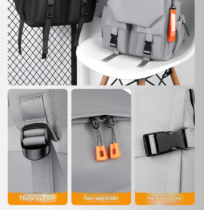 Black Professional Business and Travel Backpack view 3