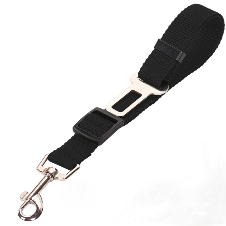 Black 5PCS Universal Adjustable Pet Car Safety Seat Belt