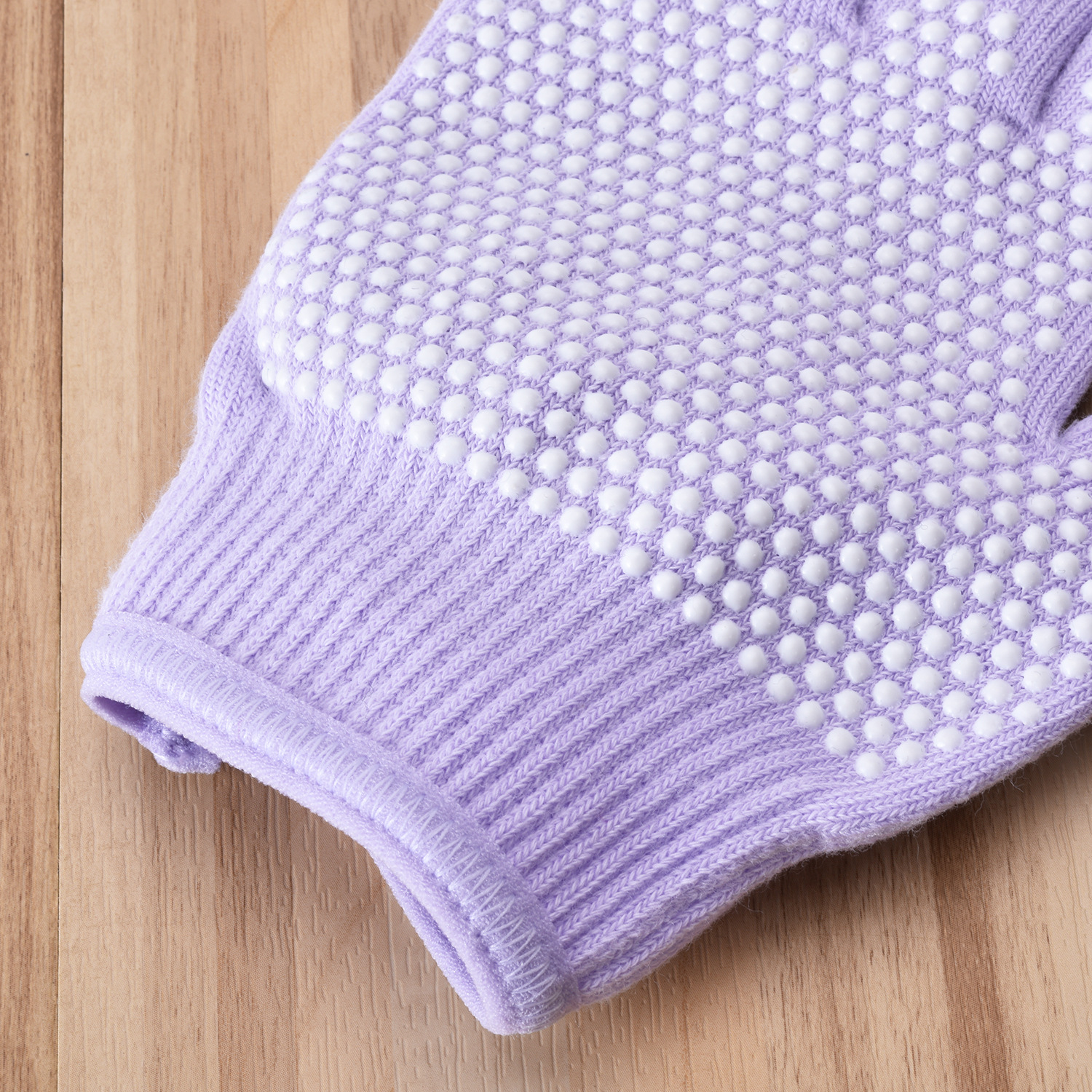 Dark Blue 2-Pack Women's Non-Slip Yoga Gloves - Open Back Half Finger Cotton view 3