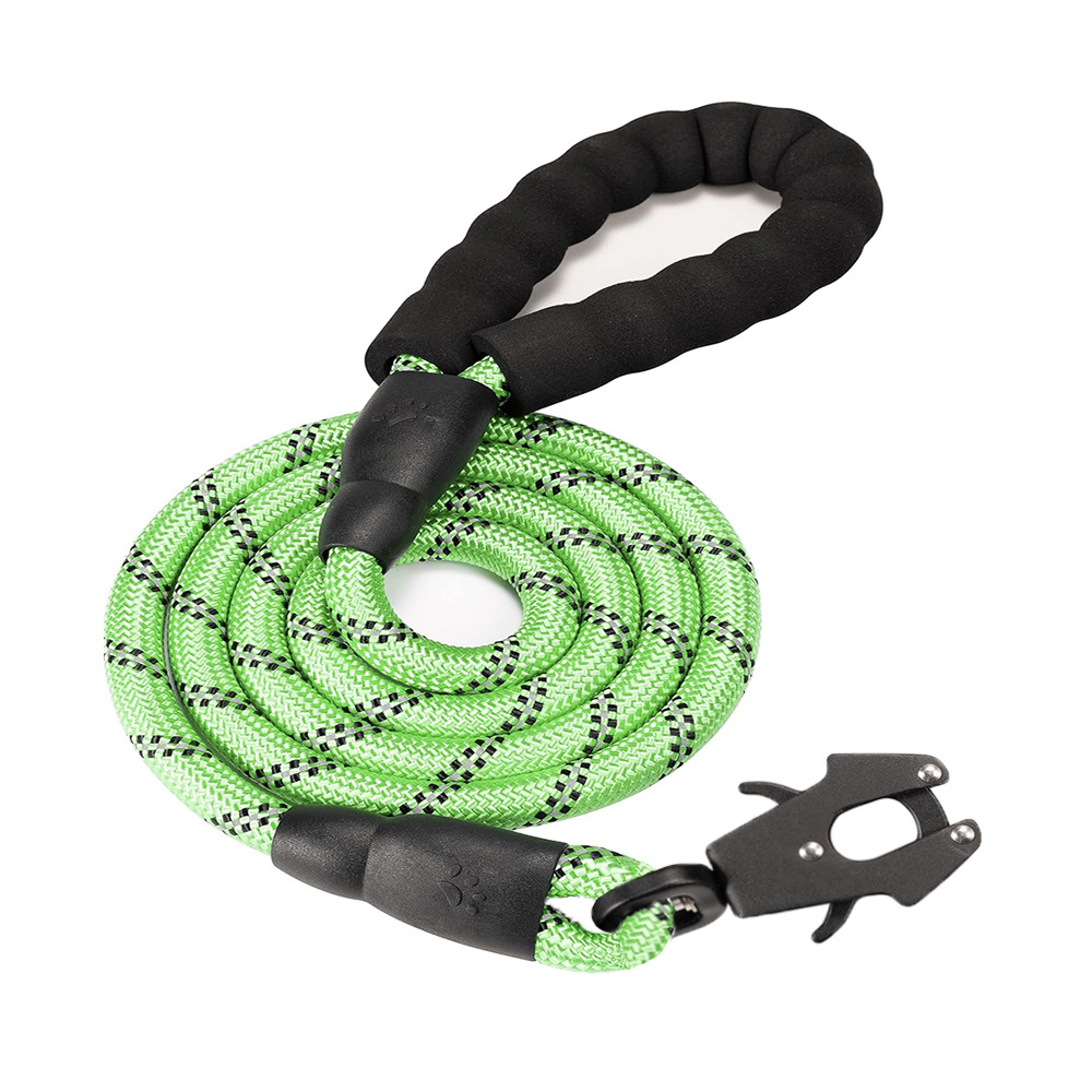 Green High Strength Nylon Rope Dog Leash — image 1