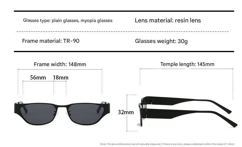 Silver Frame Pink Sheet Retro Cat-Eye Metal Sunglasses for Women - UV view 2