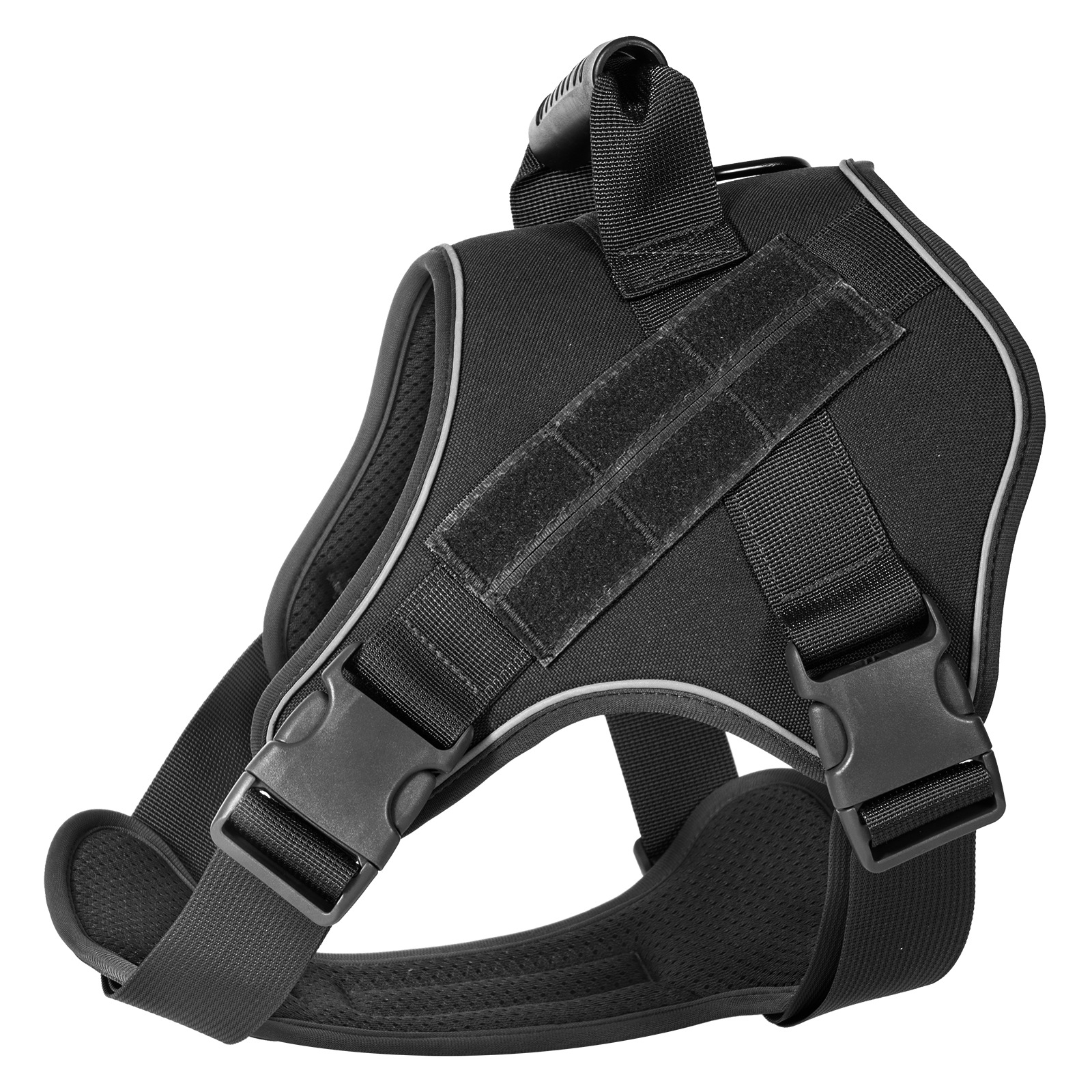 L Black Professional Tactical No-Pull Dog Harness — image 1