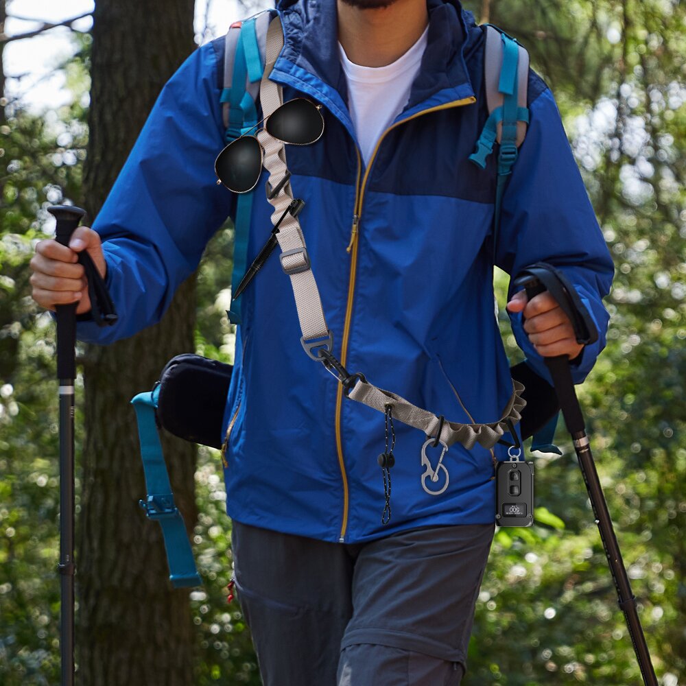 Black 4 PCS Heavy-Duty Outdoor Utility Strap - Multi-Purpose Camping Gear & view 3
