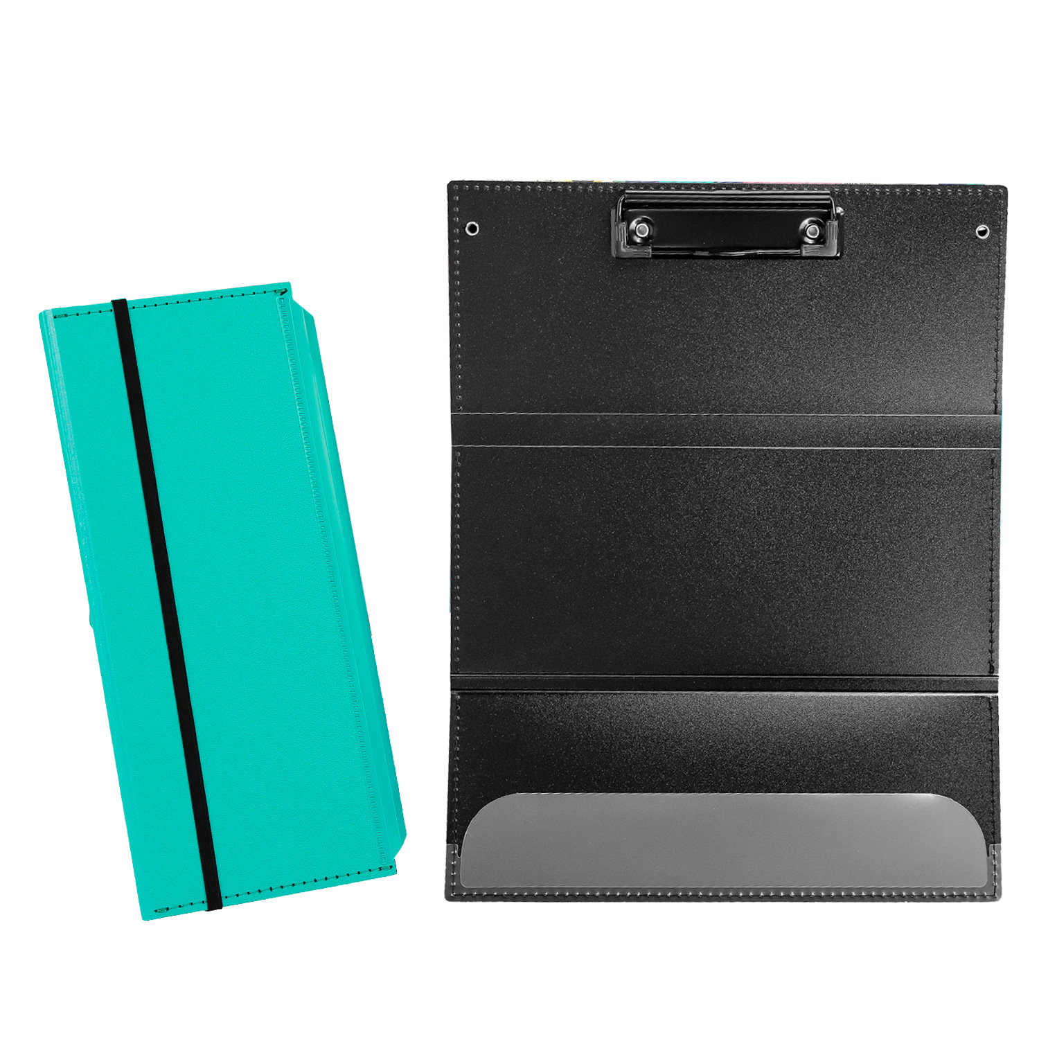 Dark Blue Professional Trifold Nursing Clipboard
