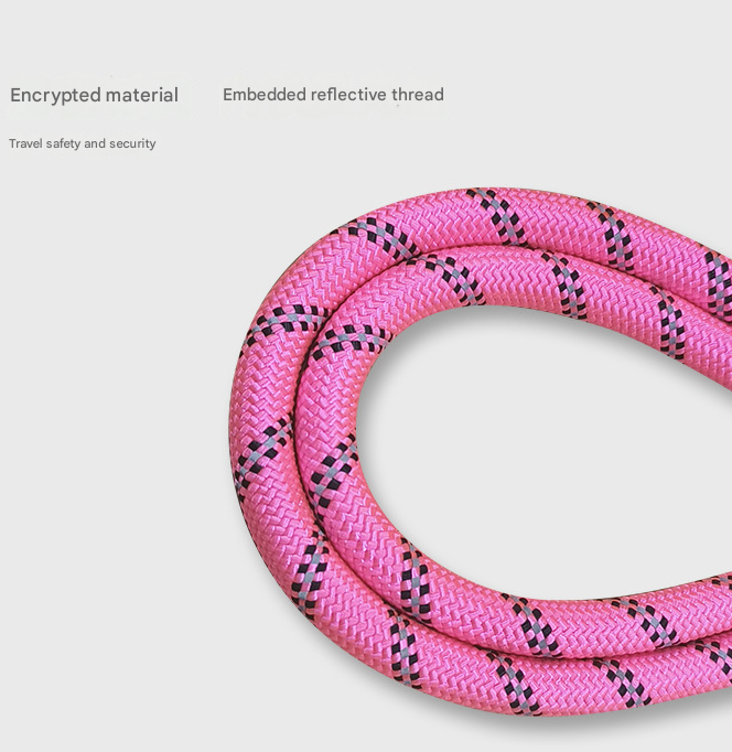 Pink 1.5m Heavy Duty Reflective Dog Leash view 2