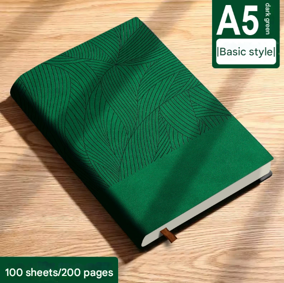 Green 2PCS Premium A5 Business Notebook