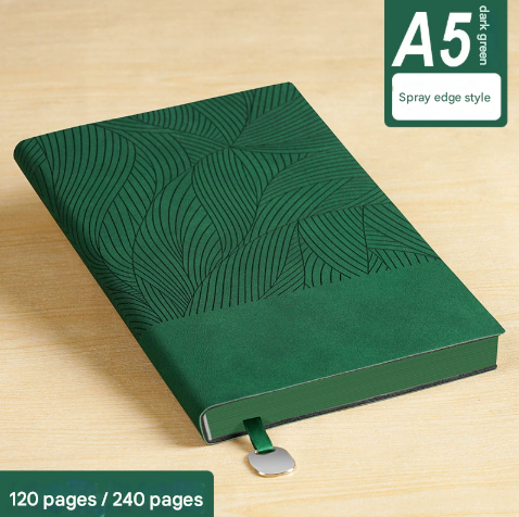 Green 2-Piece Set Premium A5 Business Notebooks