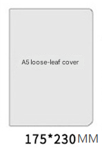 2PCS Green Vintage A5 PU Leather Journal with Leaf Charm - Ring Bound view 4