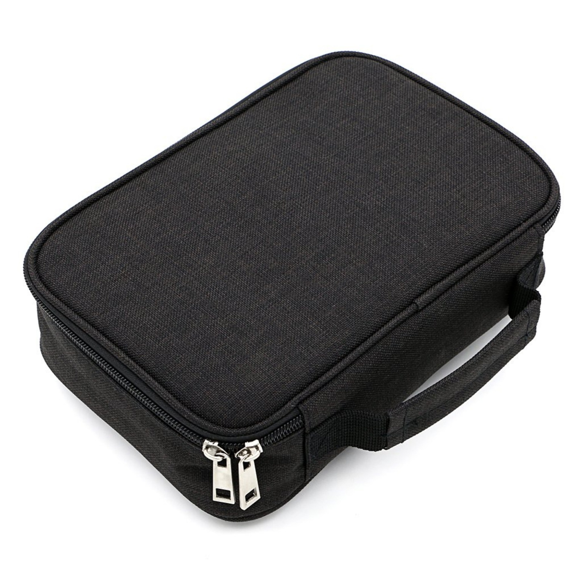 Black72-Slot Pencil Case Large Capacity -Oxford Cloth Storage for Students
