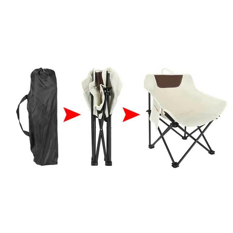 Green Outdoor Folding Camping Chair - Portable Lounge Chair view 6