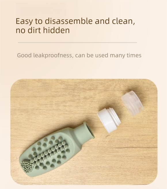 Green Travel Silicone Refillable Bottle Set – Multi-Functional Soft-Squeeze view 5