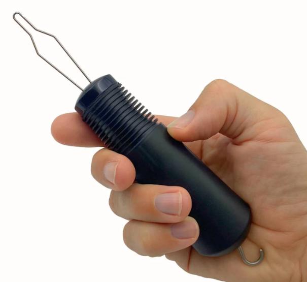 Grey Dressing Aid Tool – Button & Zipper Assistant for Elderly and People with view 6