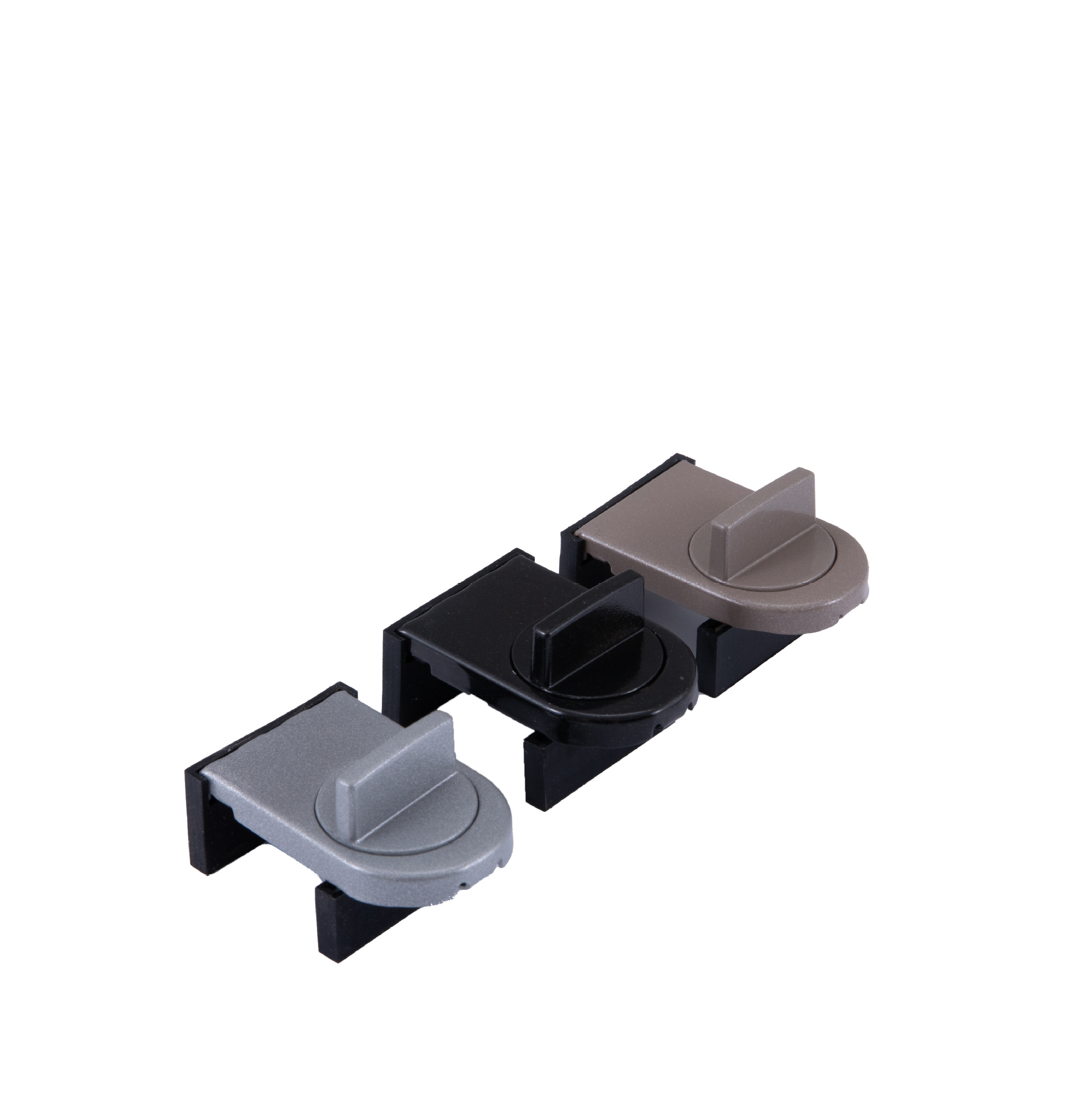 3 Pcs Black Window Lock & Door Limiting Device – Multi-Functional view 2