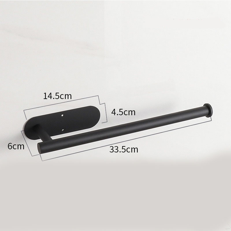 Stainless Steel Kitchen Paper Holder Set of 3 with Adhesive Mounting – Under view 4