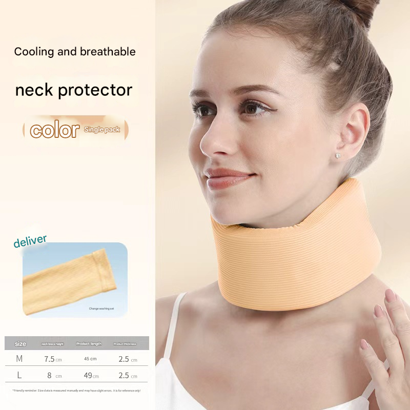 Skin color Neck Support Brace for Posture Correction – Cervical Collar with