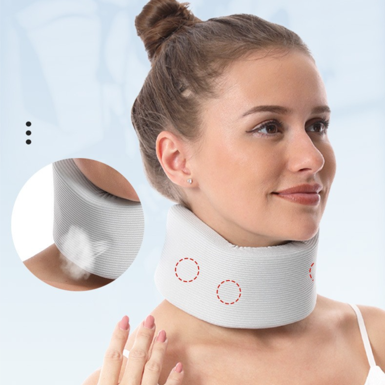 Skin color Neck Support Brace for Posture Correction – Cervical Collar with view 3