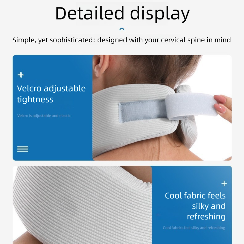 Skin color Neck Support Brace for Posture Correction – Cervical Collar with view 4