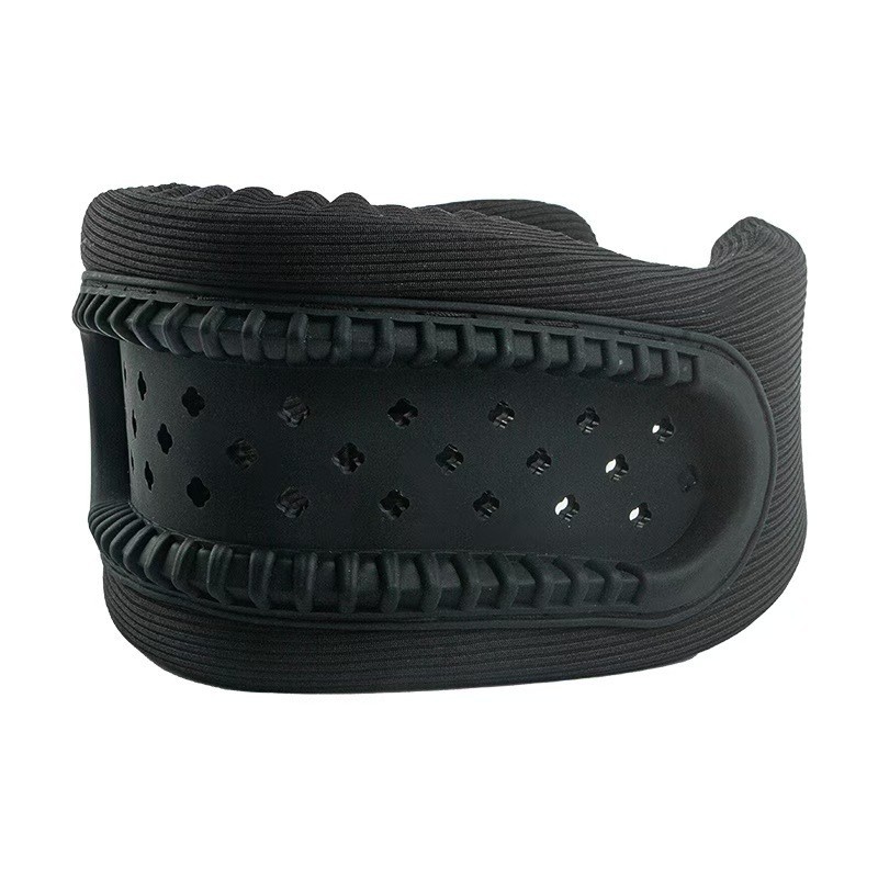 Black Hollow Neck Support Brace – Ergonomic Cervical Collar with Breathable