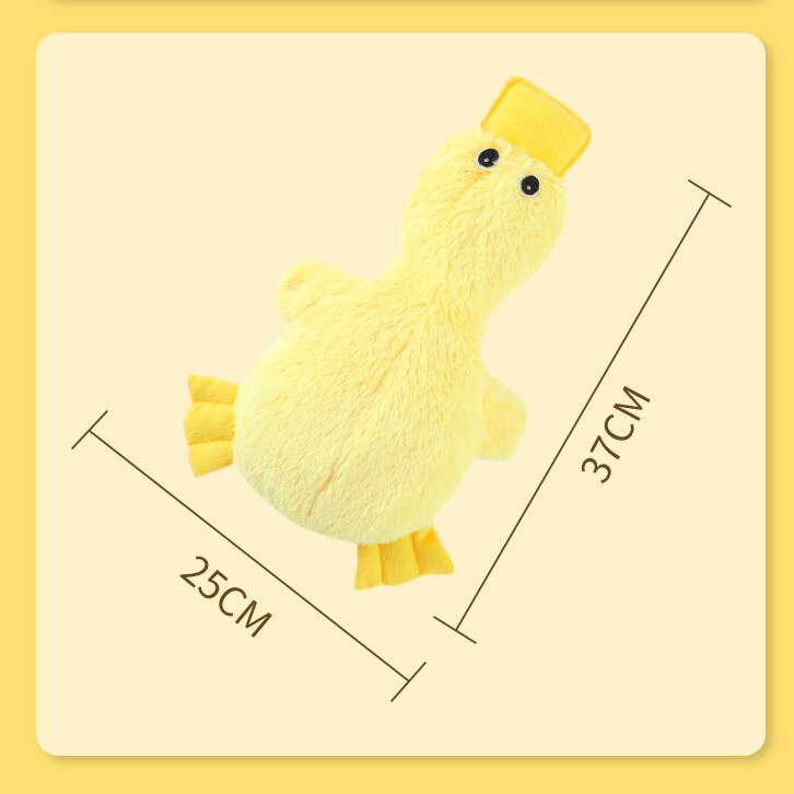 2-Pack Pink Plush Duck Dog Toy with Sound view 7