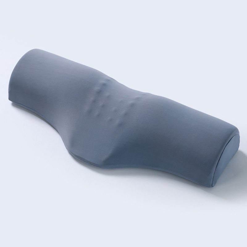 Dark gray Cervical Support Pillow – Memory Foam Core with Ergonomic Design for