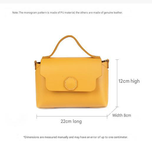 Pink Leather Bag DIY Kit – Geometric Shoulder Bag Making Material Set with view 5