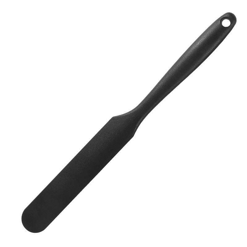10-Pack Black Mini Silicone Spatulas – Flexible Baking Scrapers for Flour