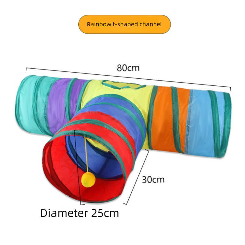 Cat Track Ball Toy – Wave-Shaped Wall Mount Puzzle for Indoor Cats