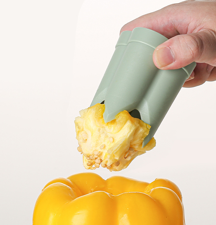 2-Pack ABS Vegetable Core Remover – White & Green view 8