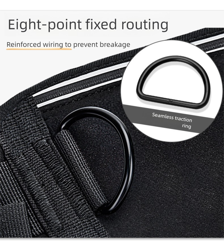 Grey Shock-Absorbing Running & Dog Walking Belt – Integrated Waist Pack with view 4