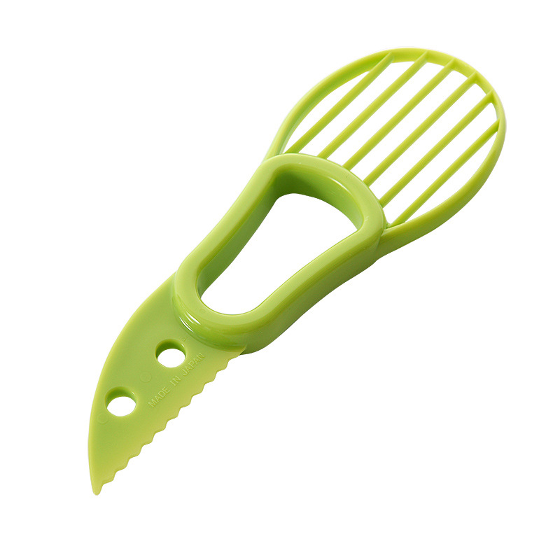 5-Pack Green Multi-Function Fruit Cutter Set – Precision Avocado Slicer with