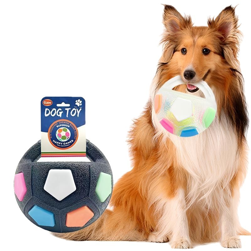 Transparent White Toy: Handheld Bouncing Ball with Sound – TPR Material view 2
