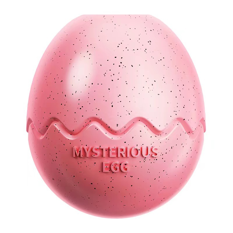 Pink Mysterious Egg Slow-Feeder Treat Dispenser for Dogs – Food-Grade TPR