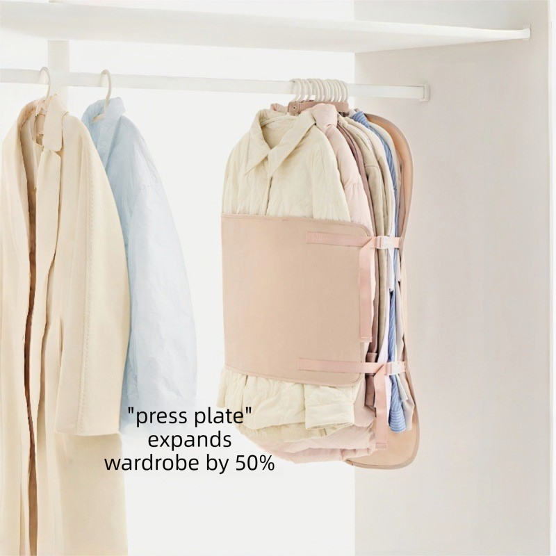 Pink Foldable Hanging Compression Board for Wardrobe Organization – 90×58 cm view 2
