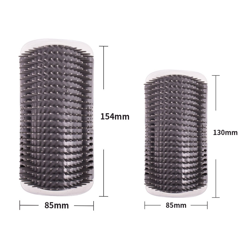 Grey Cat Corner Grooming Brush Set