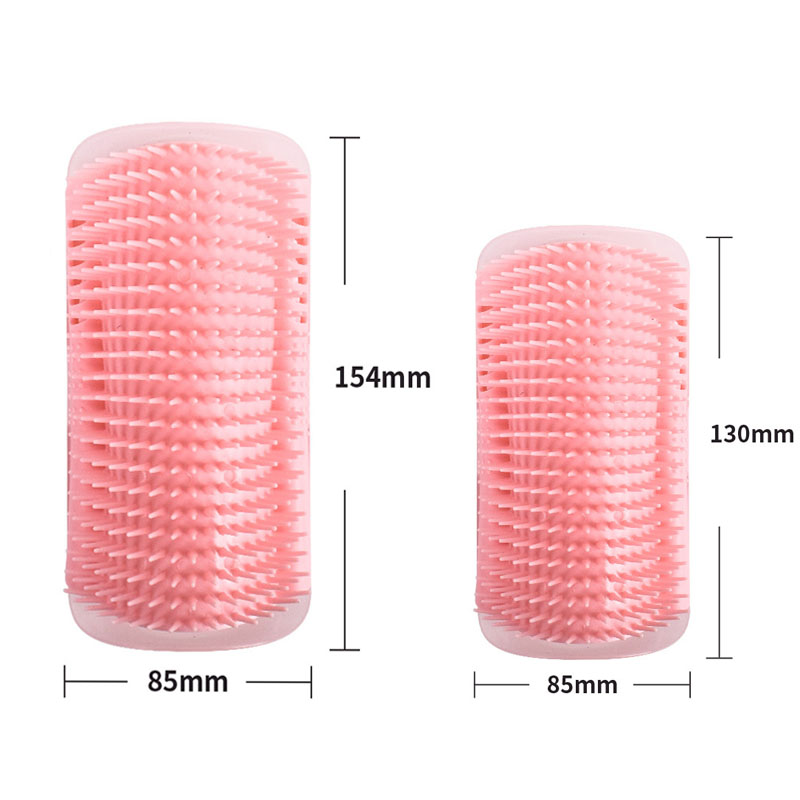 Pink Cat Corner Grooming Brush Set