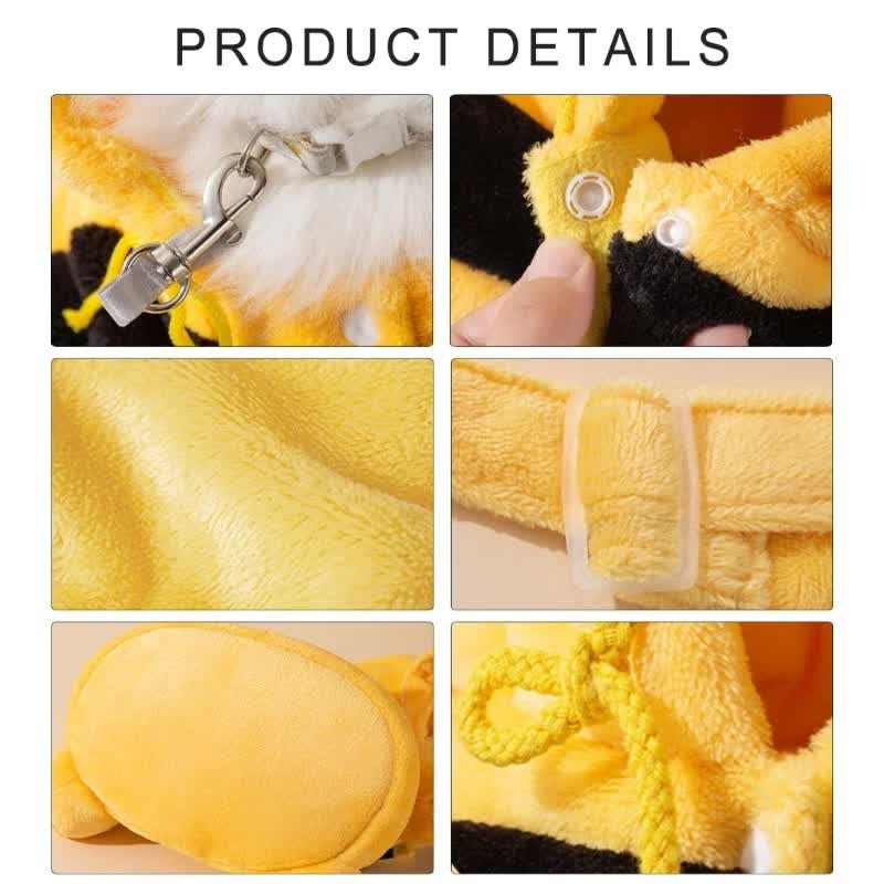 M Size Cute Bear Windproof Insulated Pet Shoulder Bag with Security Buckle view 4