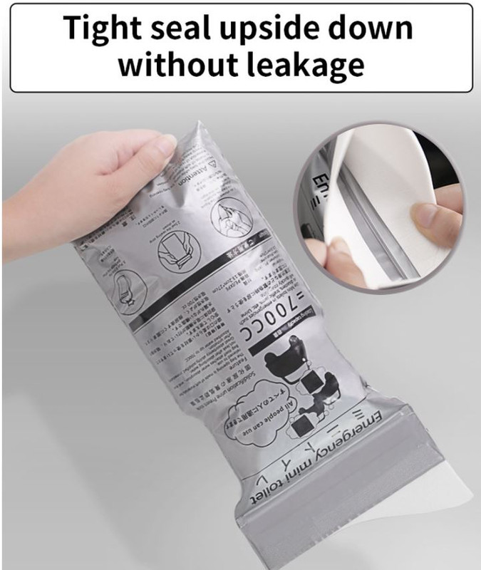 16PCS Leak-Proof & Odorless Motion Sickness Bags and Emergency Urine Bags view 5