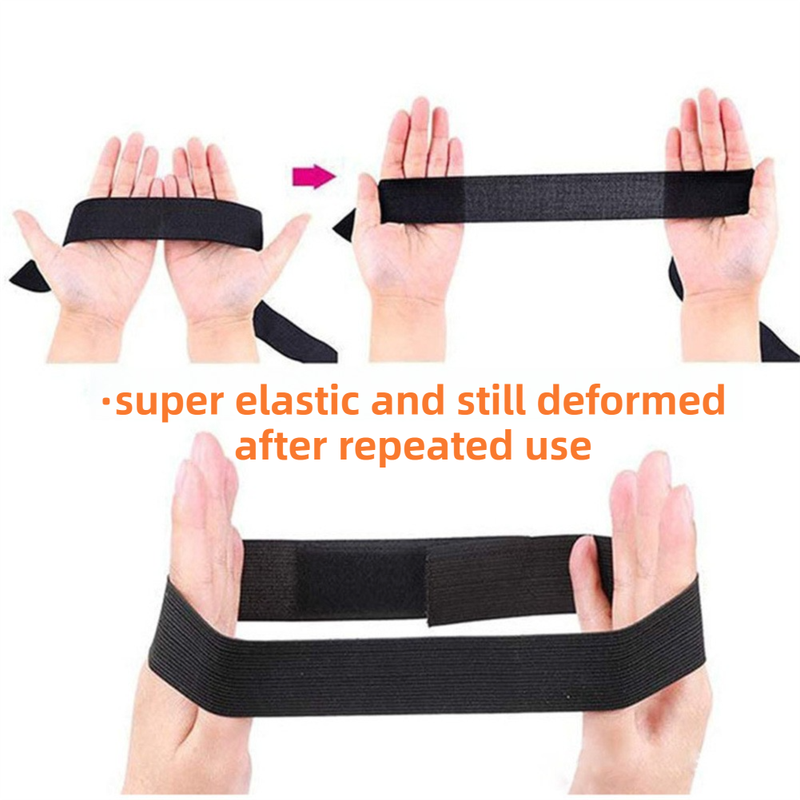 Adjustable Elastic Headband & Wig Grip Band - Comfortable and Seamless Edge view 3