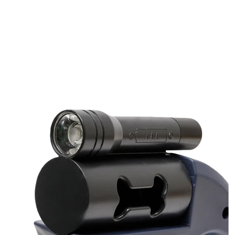 Brown and Grey One-to-Two Retractable Dog Leash with One-Click Safety Lock & view 5