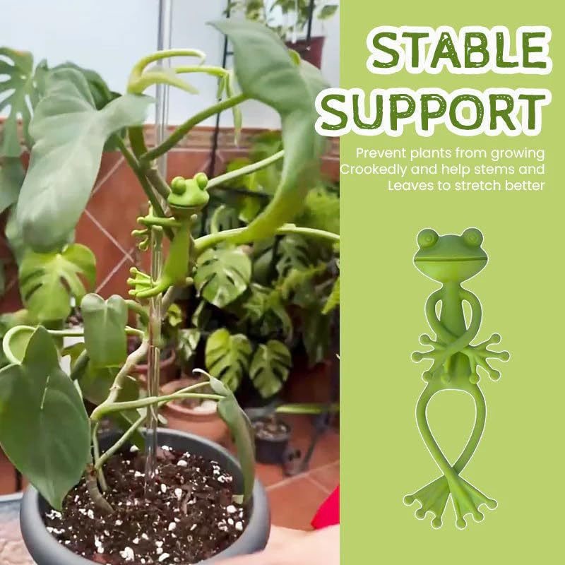 4-Pack Flexible Frog Plant Ties & Multifunctional Organizers - Reusable view 3