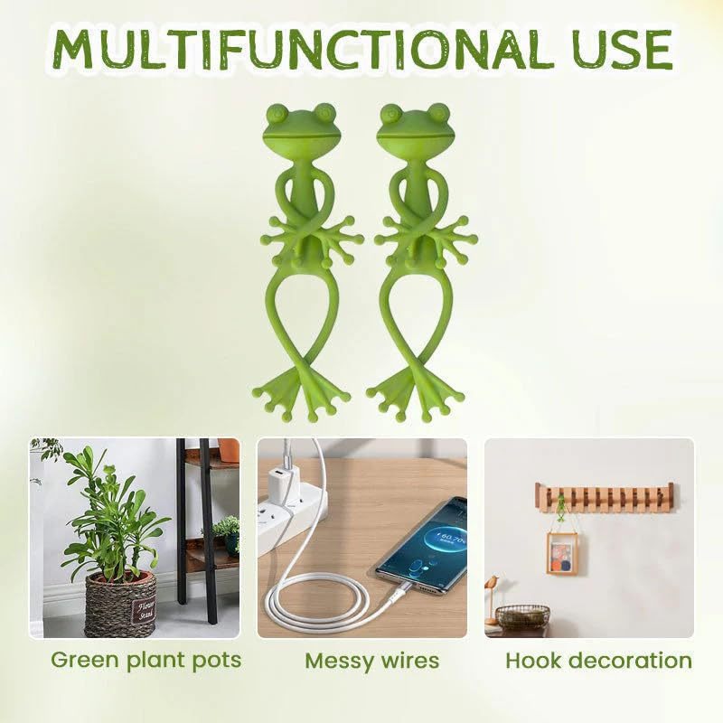 5-Pack Flexible Frog Plant Ties & Multifunctional Organizers - Reusable view 4