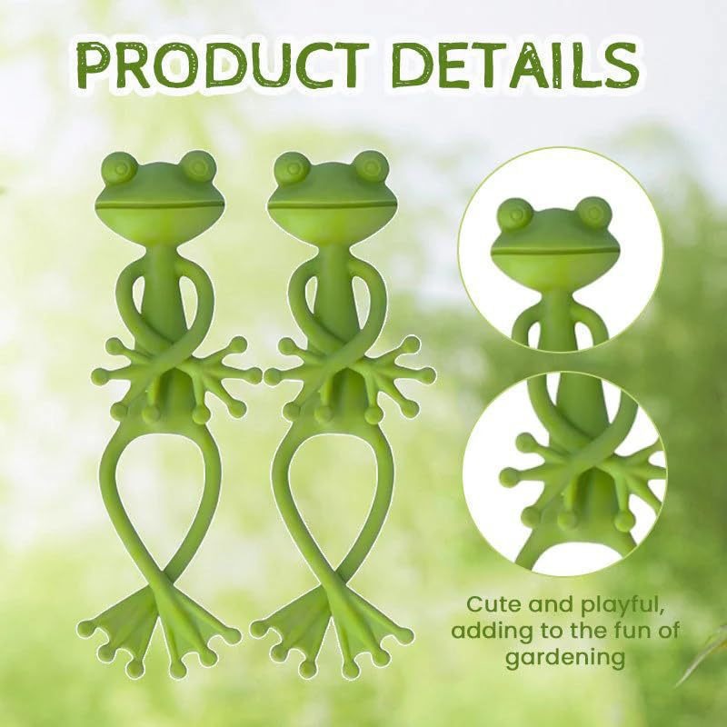 5-Pack Flexible Frog Plant Ties & Multifunctional Organizers - Reusable view 5
