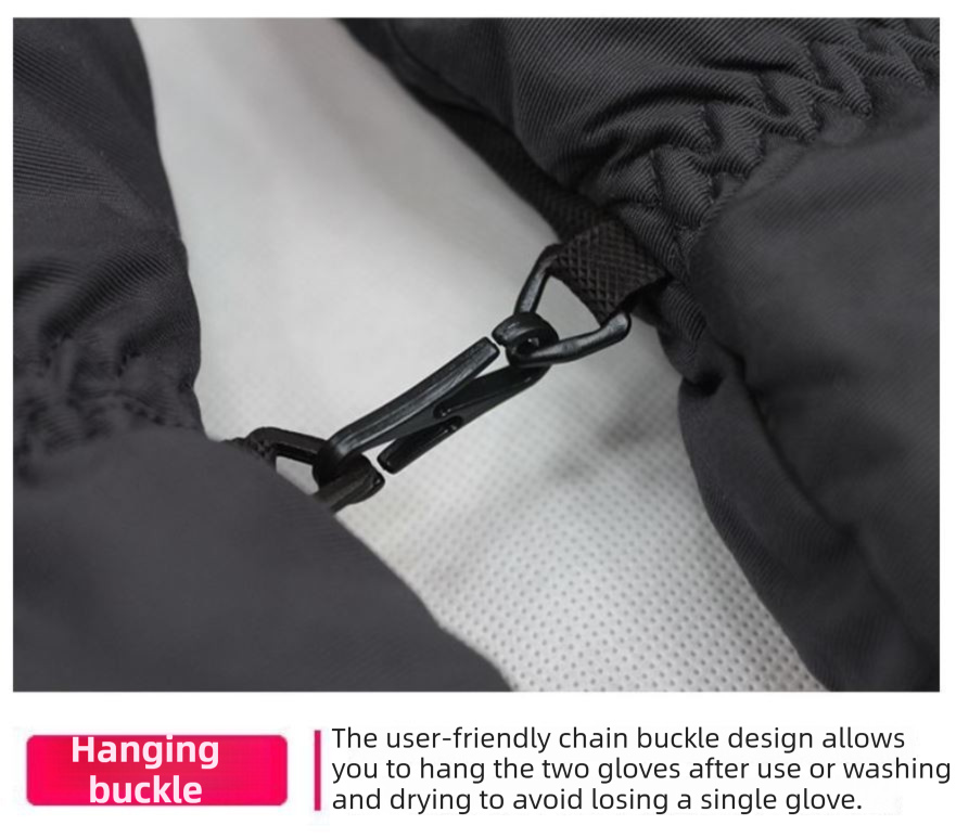 2-Pair Winter Waterproof Touchscreen Ski Gloves - Anti-Slip Thermal Mitts for view 7