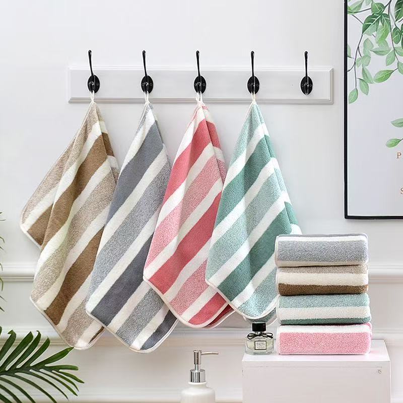 8-Piece Brown Luxury Coral Fleece Towel & Bath Sheet Set - Ultra-Soft view 3